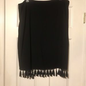 Dainty Jewell’s Black Tassel Skirt